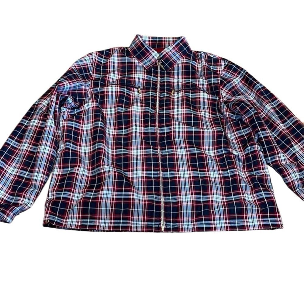 Plaid Jacket, Windbreaker, Catalina, Large